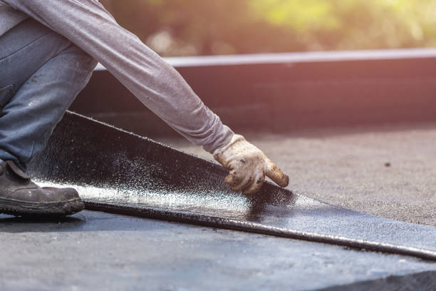 Professional Basement Waterproofing technician working in Dillsboro, IN